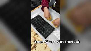 Стекло для часов толщиной 1 мм, лазерная пакетная резка, круговая циркулярная резка