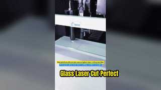 Лазерная резка синего стекла толщиной 3 мм с закругленными углами