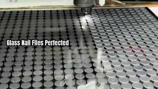 Пилочка для ногтей, лазерная резка стекла