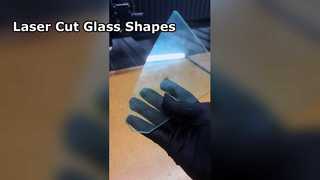 Зеленое стекло толщиной 4 мм F режет неправильную форму.