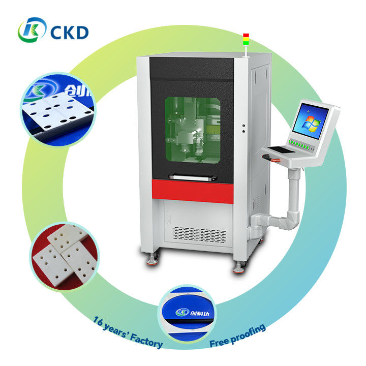 Ceramic Laser Cutting Machine ±0.01mm Accuracy , 100W Laser Cutting Machine For Ceramic Tiles